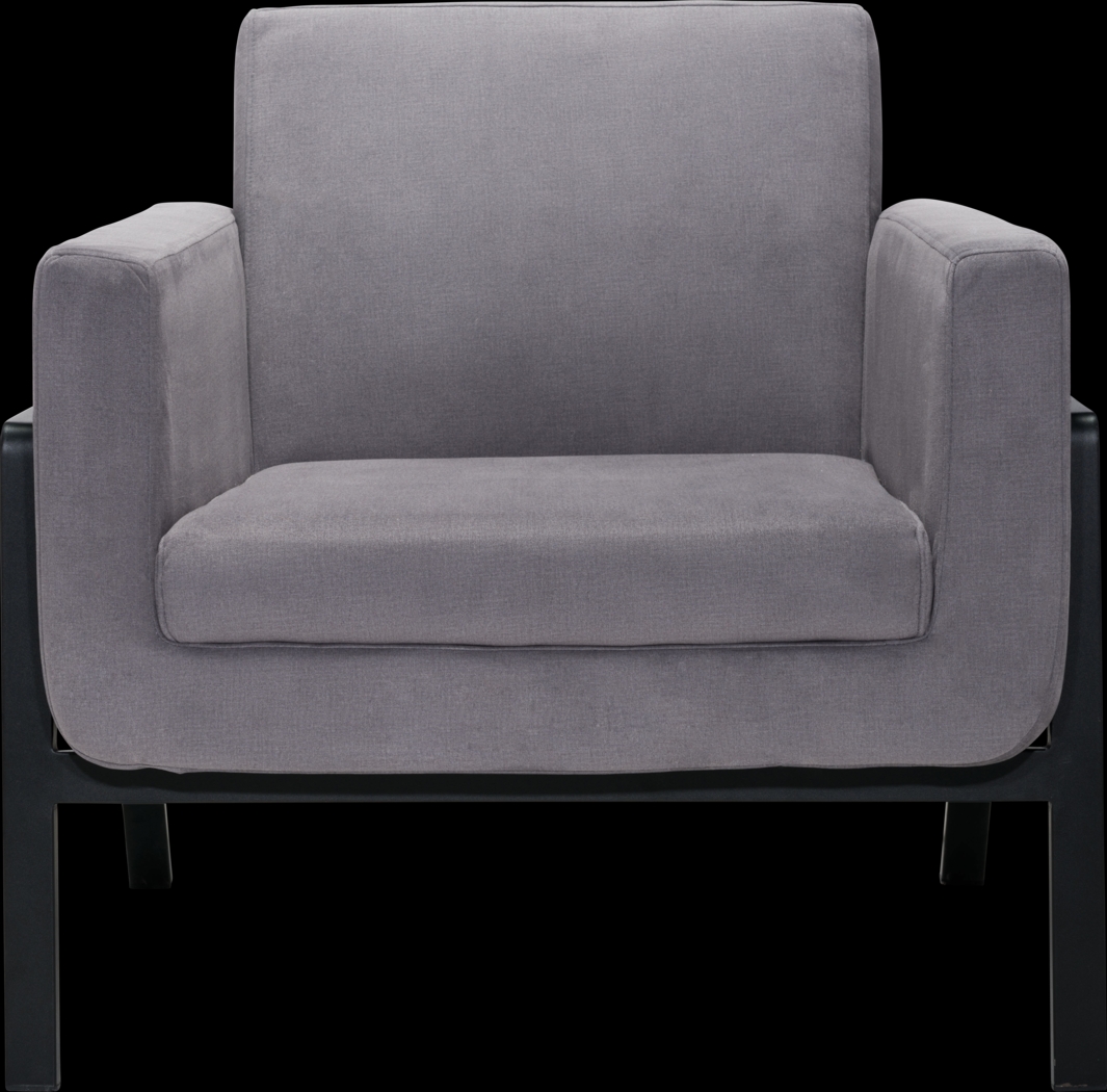 Monasty Gray Accent Chair - Thumbnail - Image 3