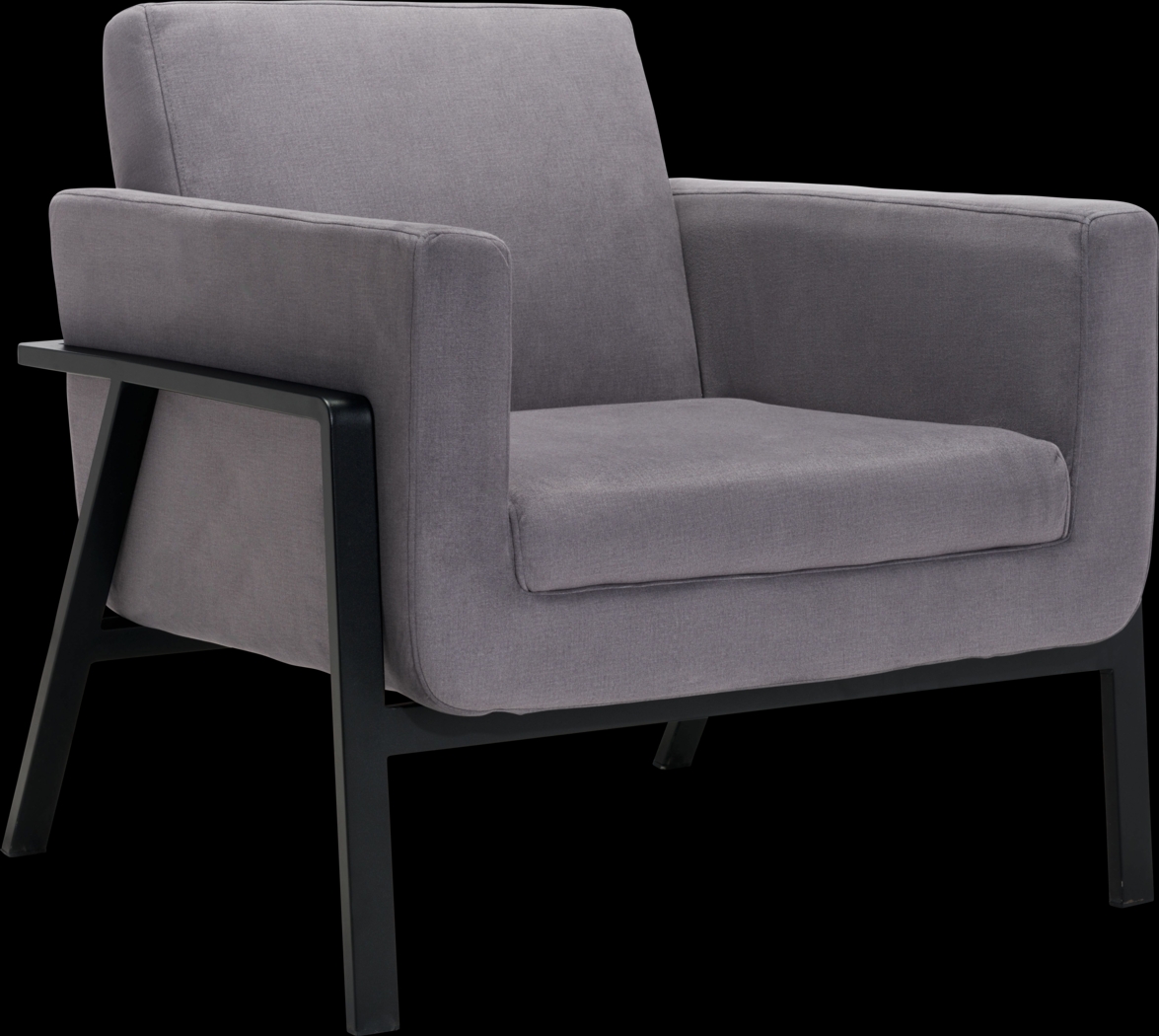 Monasty Gray Accent Chair - Thumbnail - Image 1