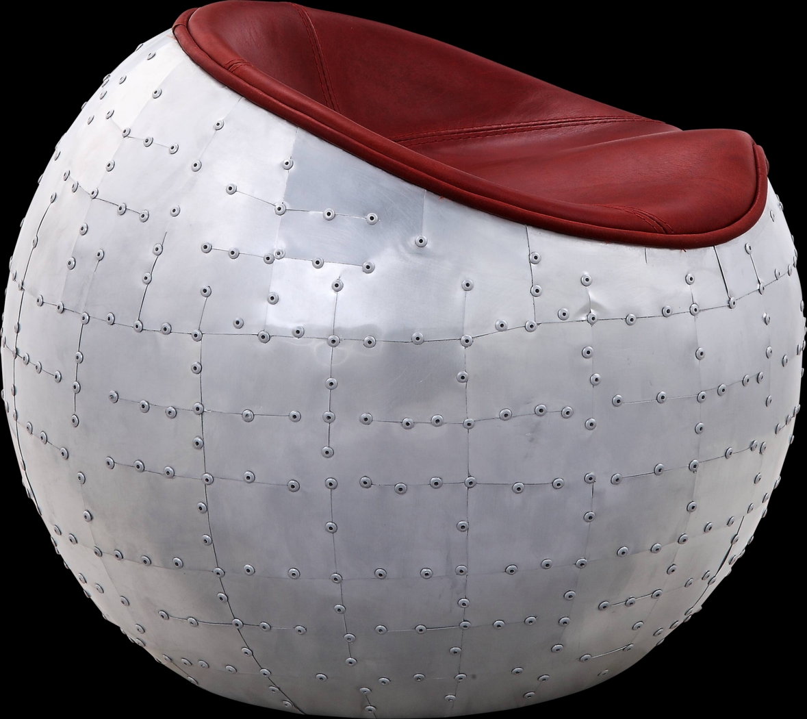 Montania Red Accent Ottoman - Thumbnail - Image 3