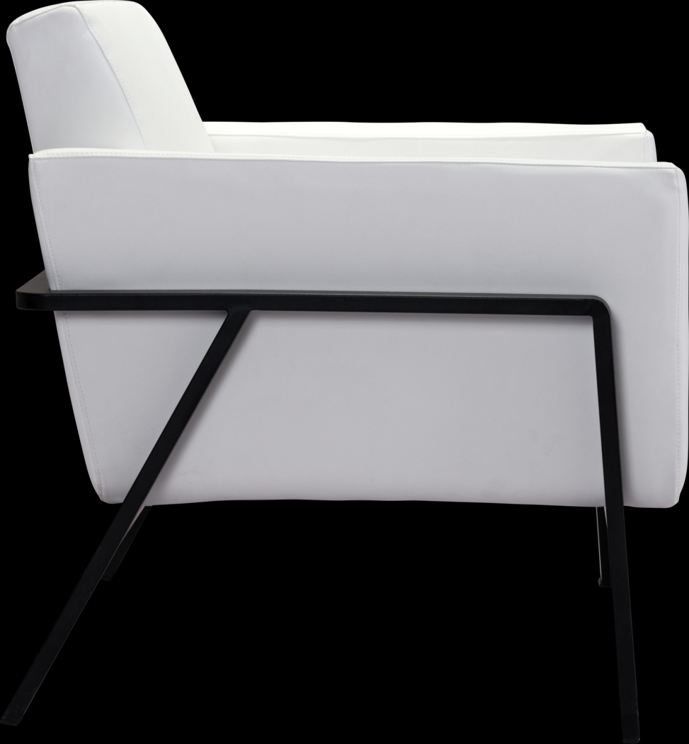 Monasty White Accent Chair - Thumbnail - Image 2