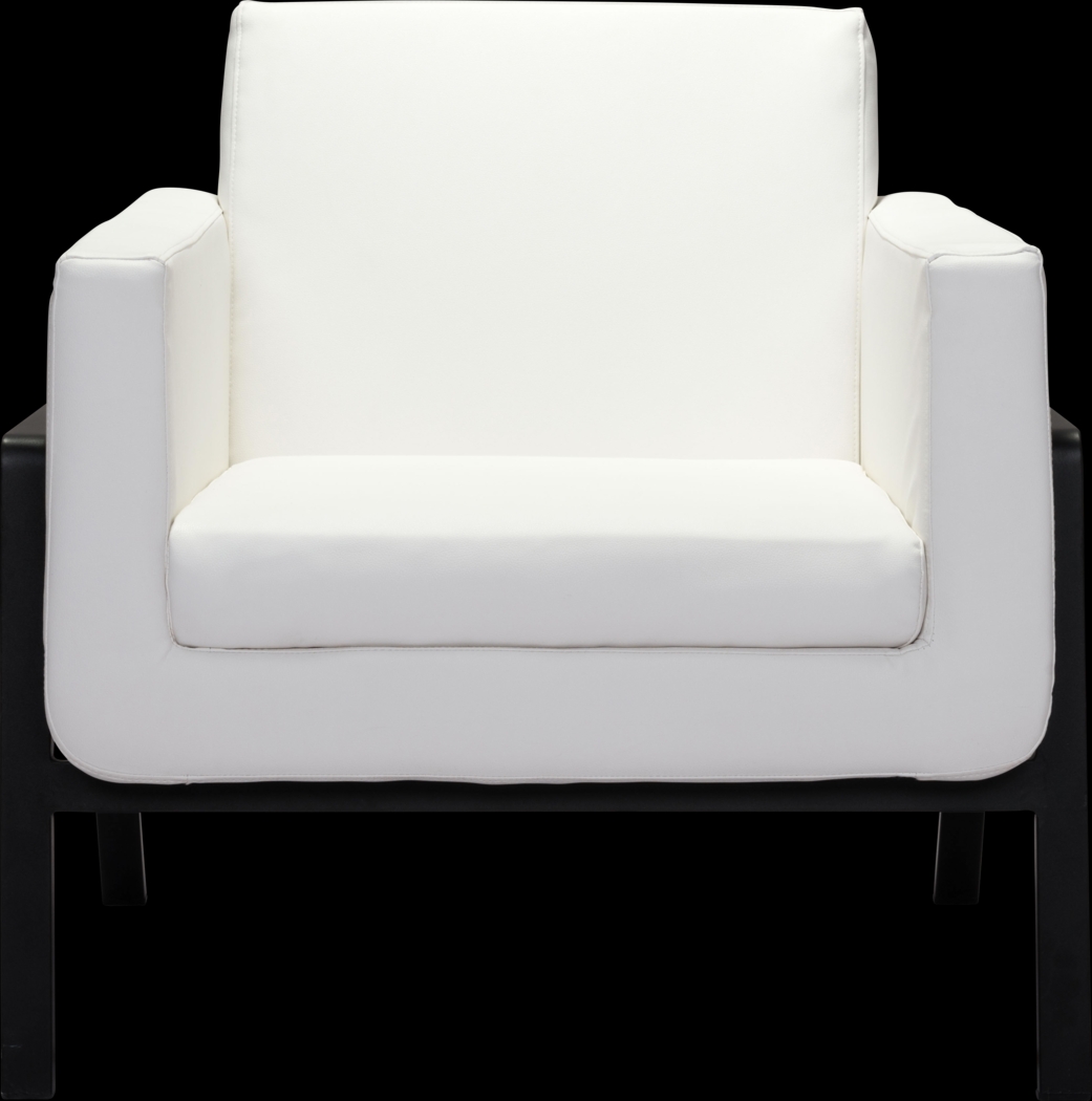 Monasty White Accent Chair - Thumbnail - Image 3