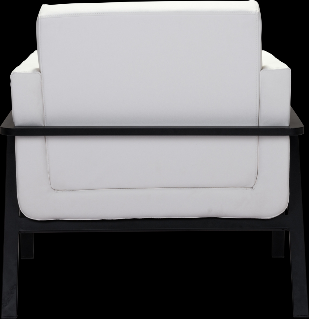 Monasty White Accent Chair - Thumbnail - Image 4