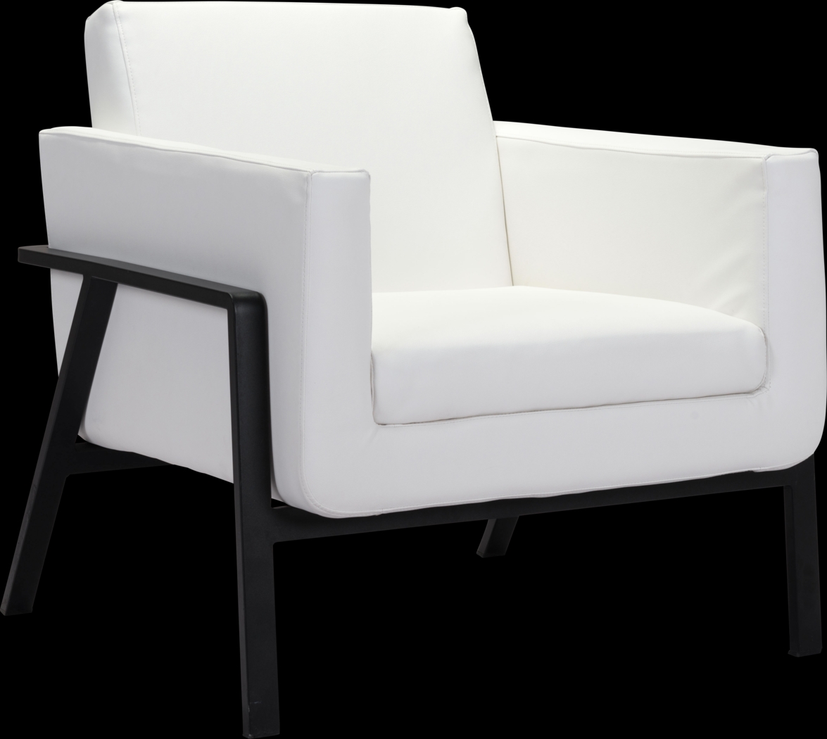 Monasty White Accent Chair - Thumbnail - Image 1