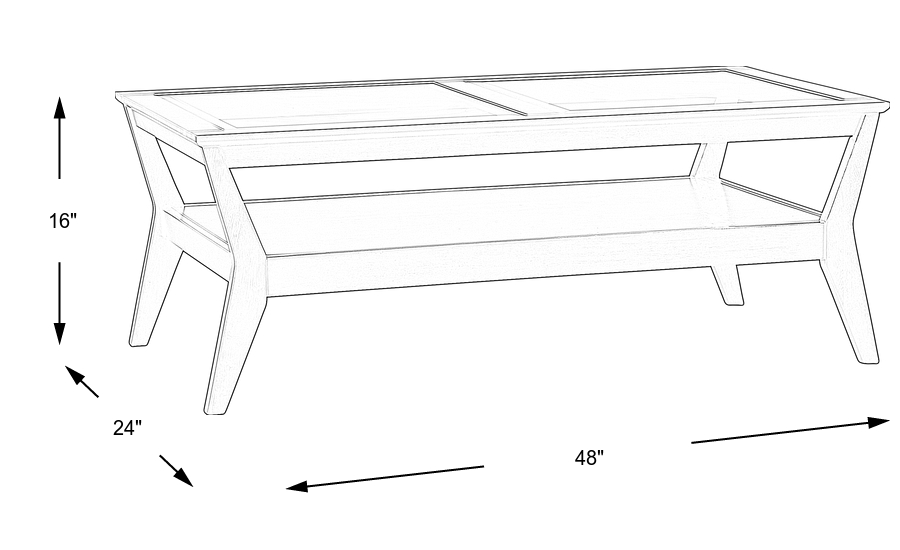 Dimension Image. Please refer to the Dimension Tab on this page for dimension details.