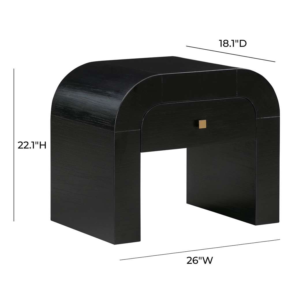 Mondrey Black Accent Table - Thumbnail - Image 7