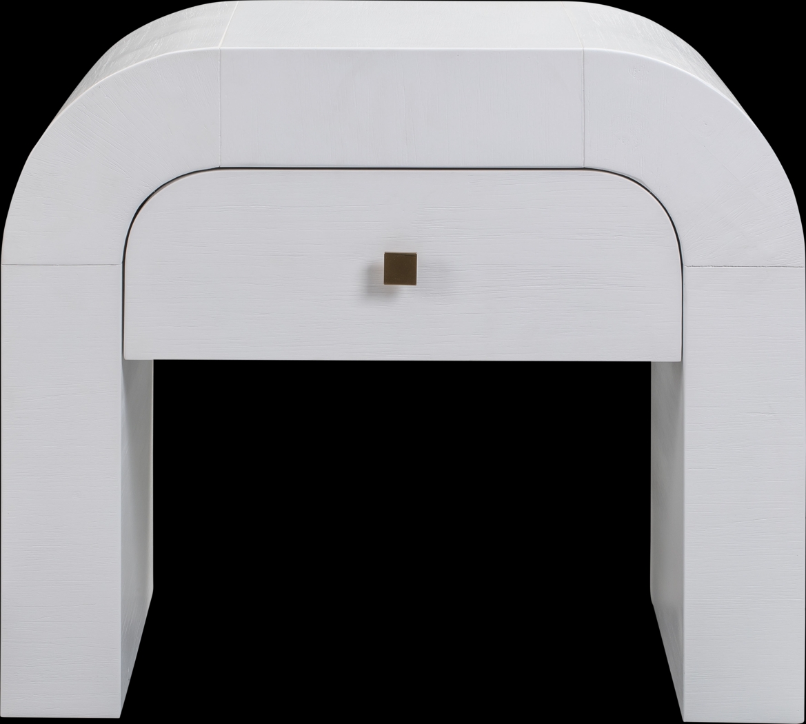 Mondrey White Accent Table - Thumbnail - Image 2