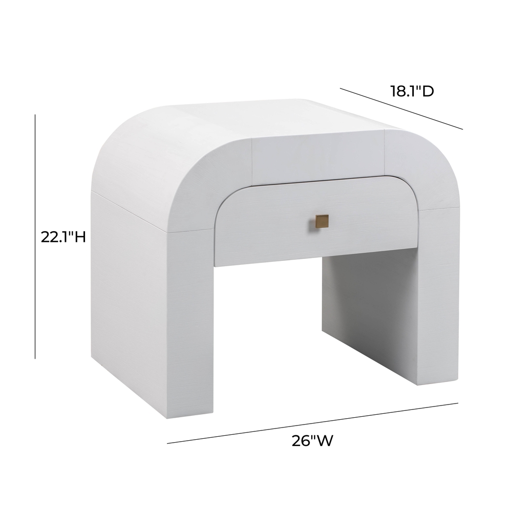 Mondrey White Accent Table - Thumbnail - Image 10