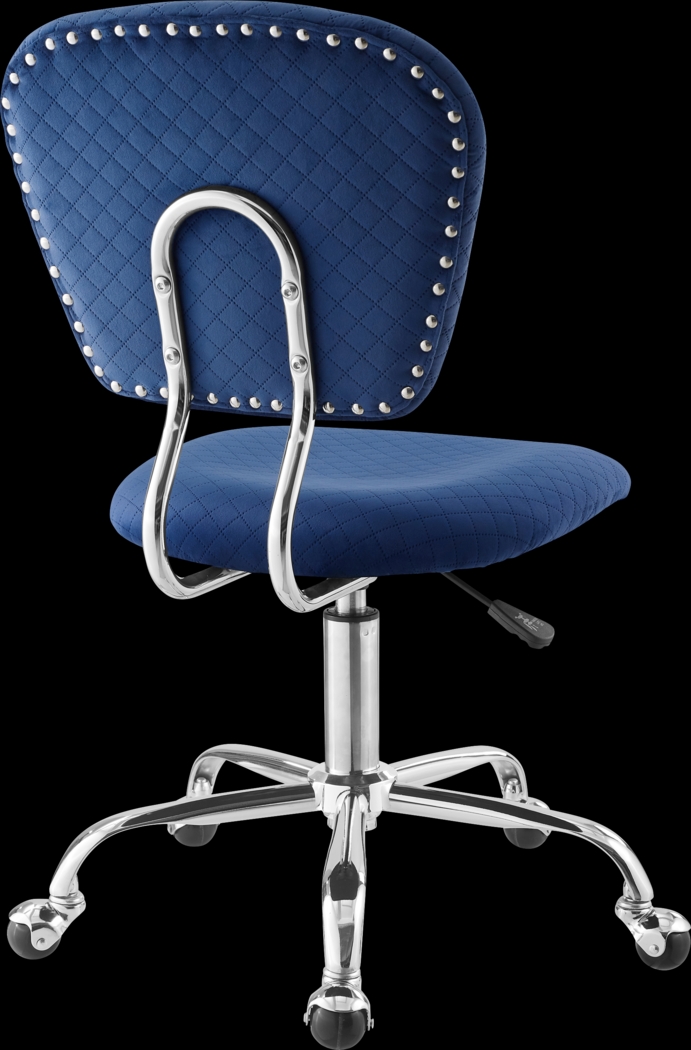 Monetta Blue Office Chair - Thumbnail - Image 3