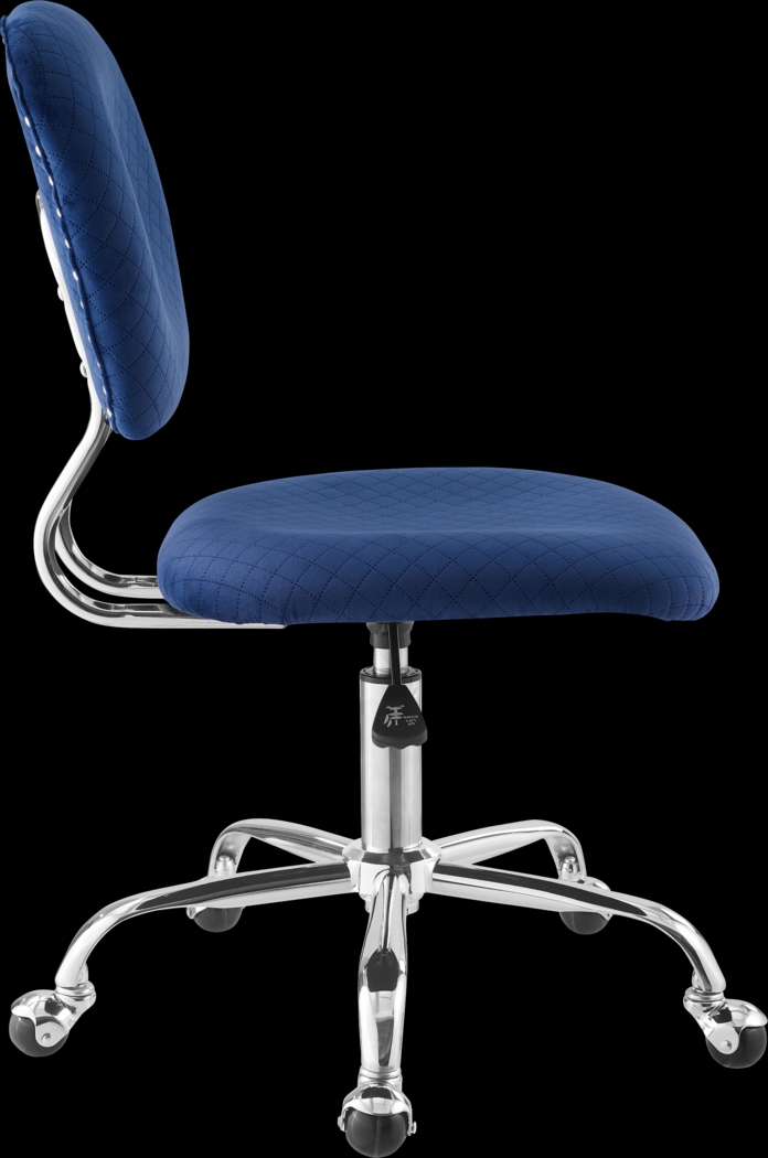 Monetta Blue Office Chair - Thumbnail - Image 4
