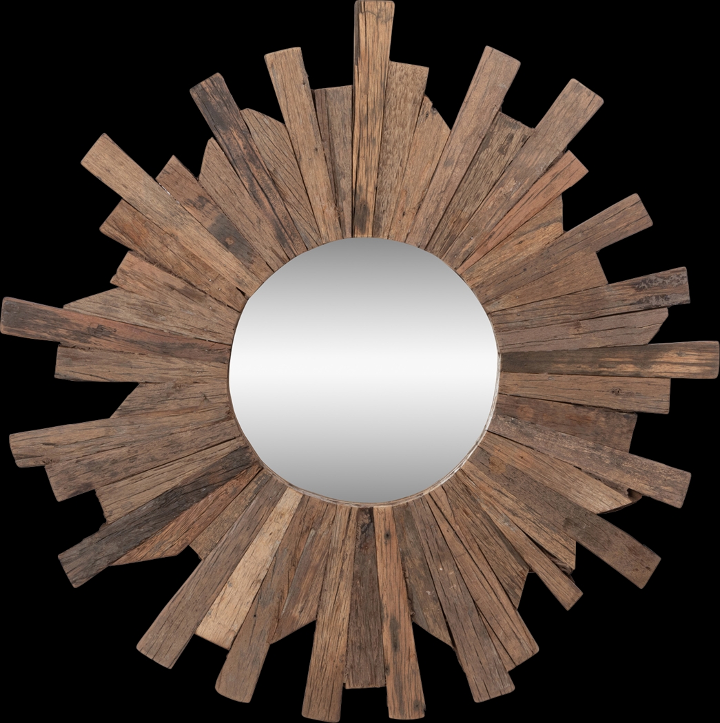 Monfore Brown Wall Mirror - Thumbnail - Image 1