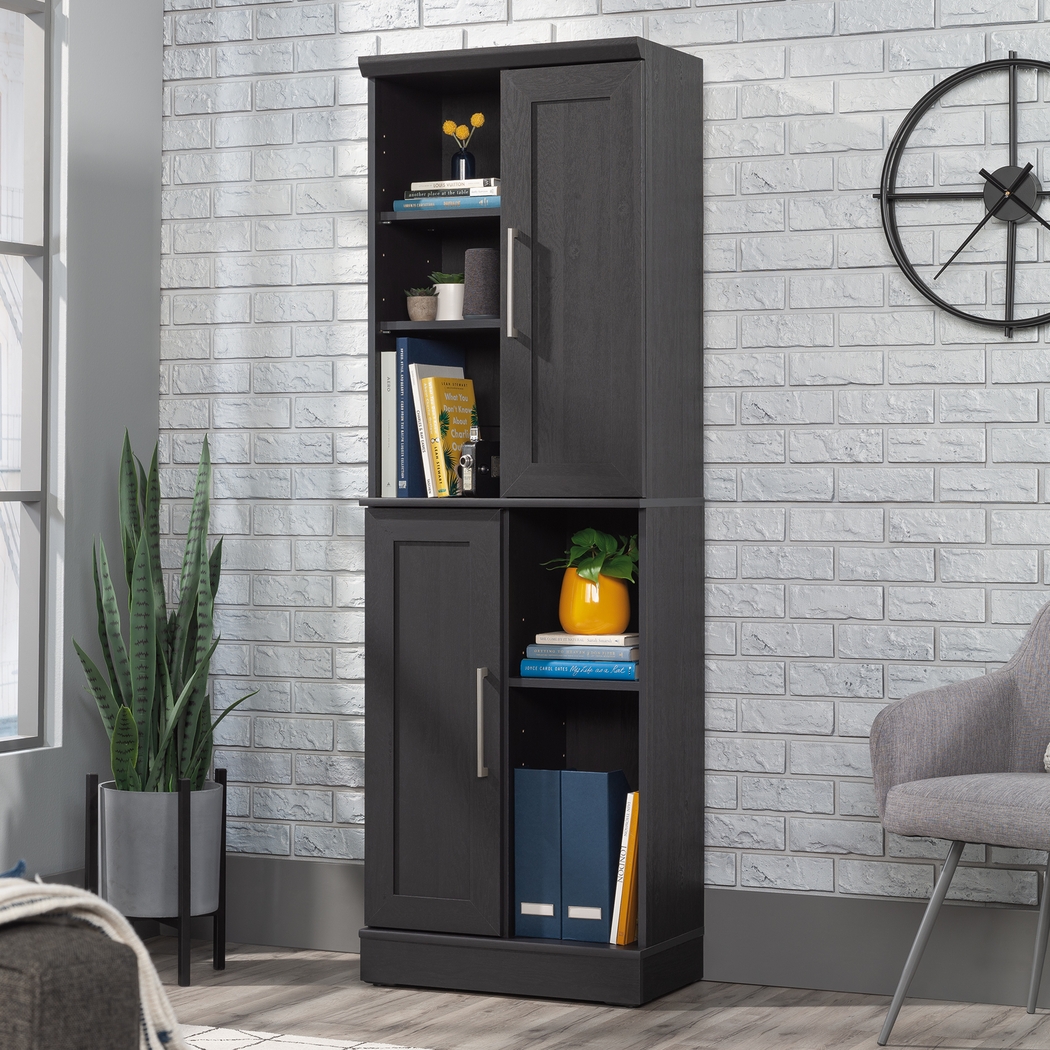 Monges Black Storage Cabinet - Thumbnail - Image 2