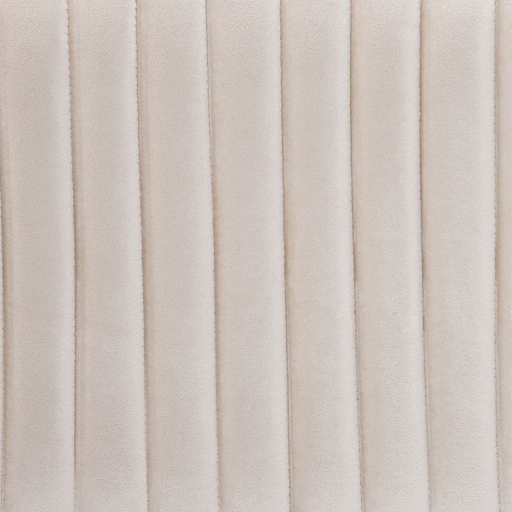 Moniteau Champagne Accent Chair With Ottoman - Thumbnail - Image 7