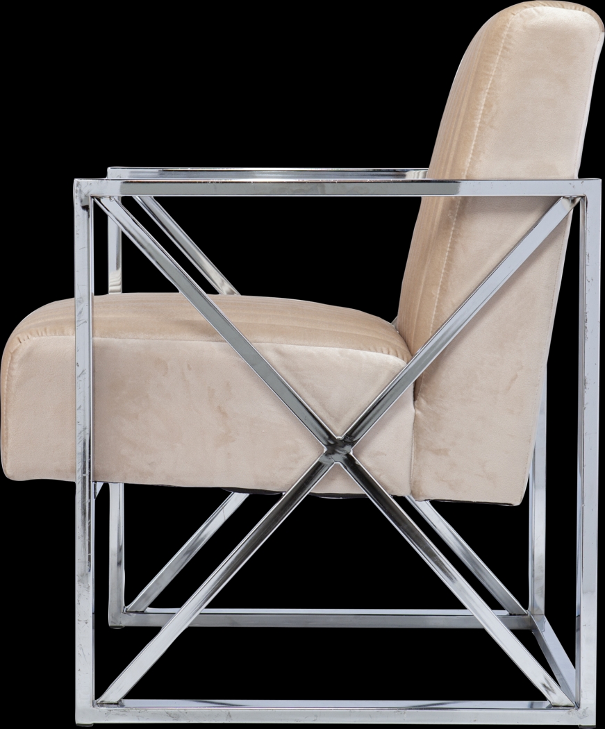 Moniteau Champagne Accent Chair - Thumbnail - Image 2