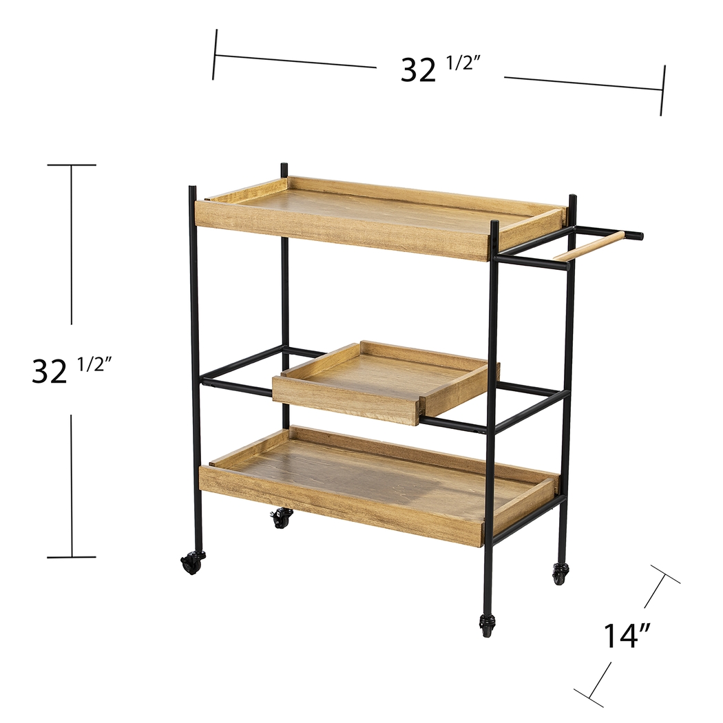 Monodra Natural Bar Cart - Thumbnail - Image 3