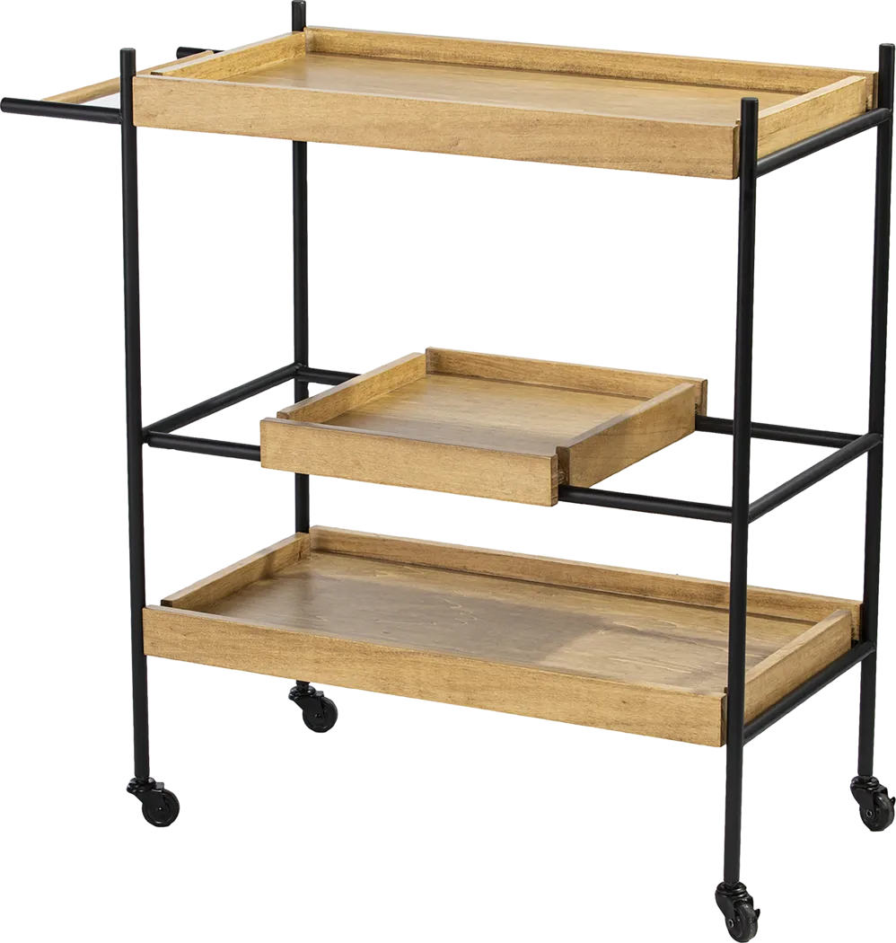 Monodra Natural Bar Cart - Image 6