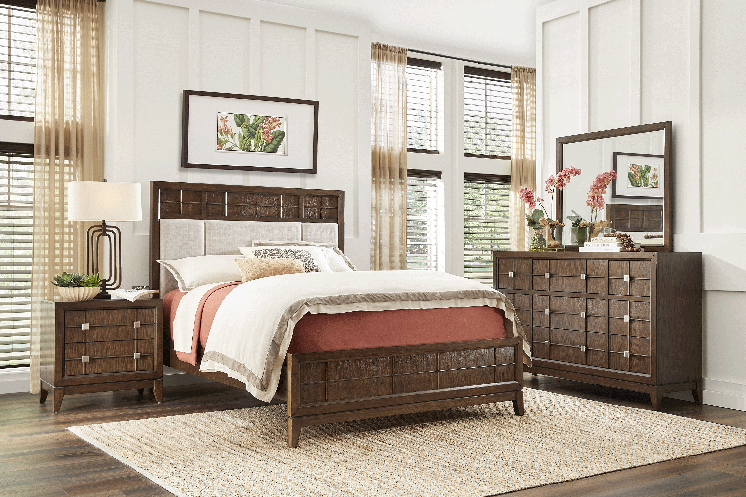 Monroe Heights Brown 5 Pc King Bedroom - Thumbnail - Image 1