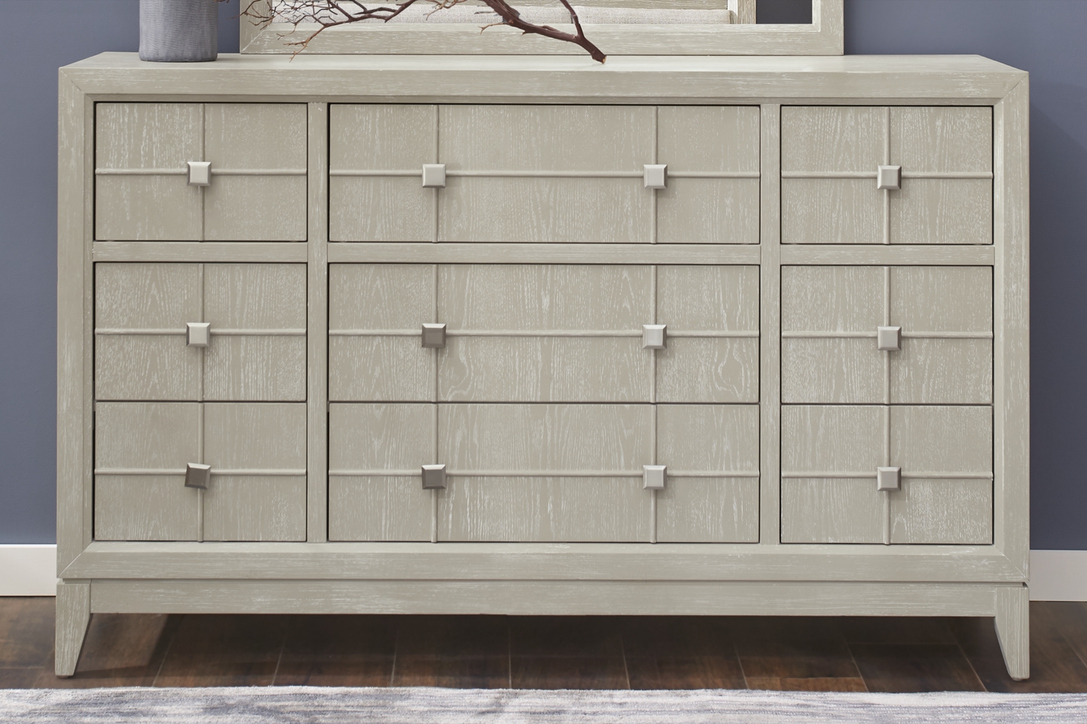 Monroe Heights Gray Dresser - Thumbnail - Image 3