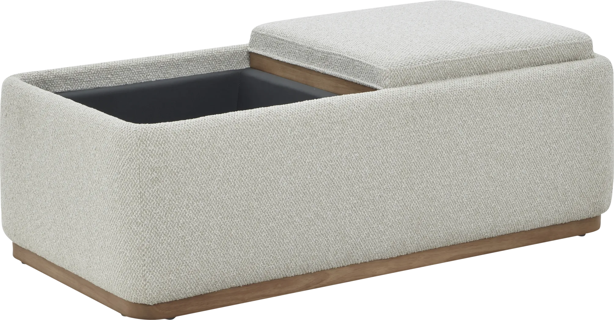 Monroe White Storage Bench - Image 4