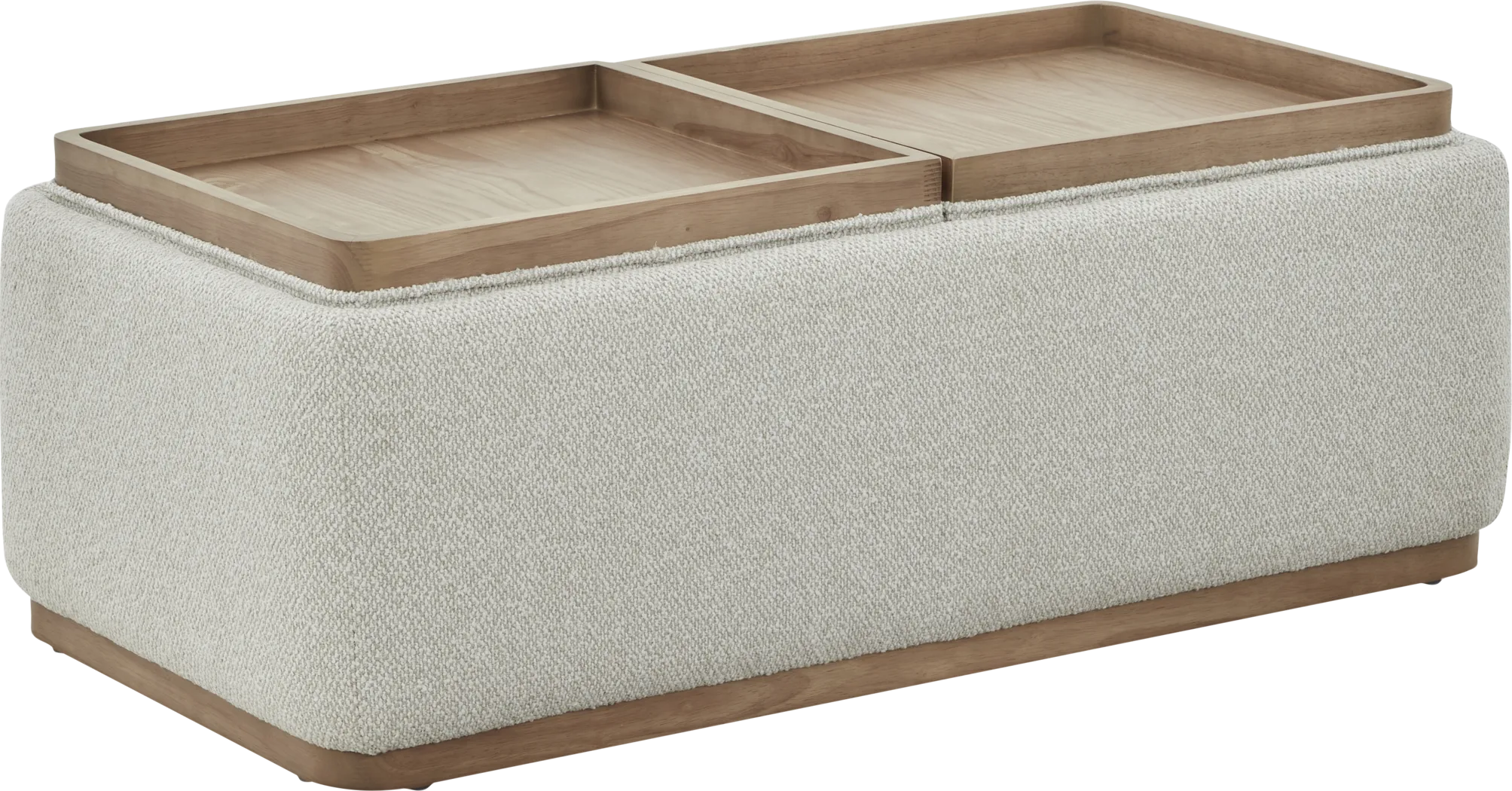 Monroe White Storage Bench - Image 5