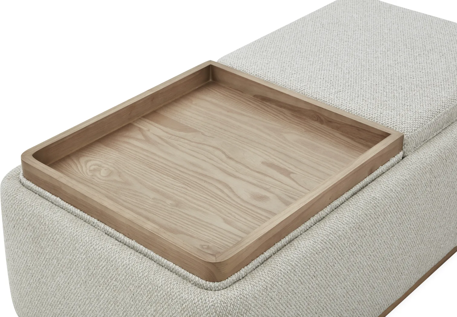 Monroe White Storage Bench - Image 8
