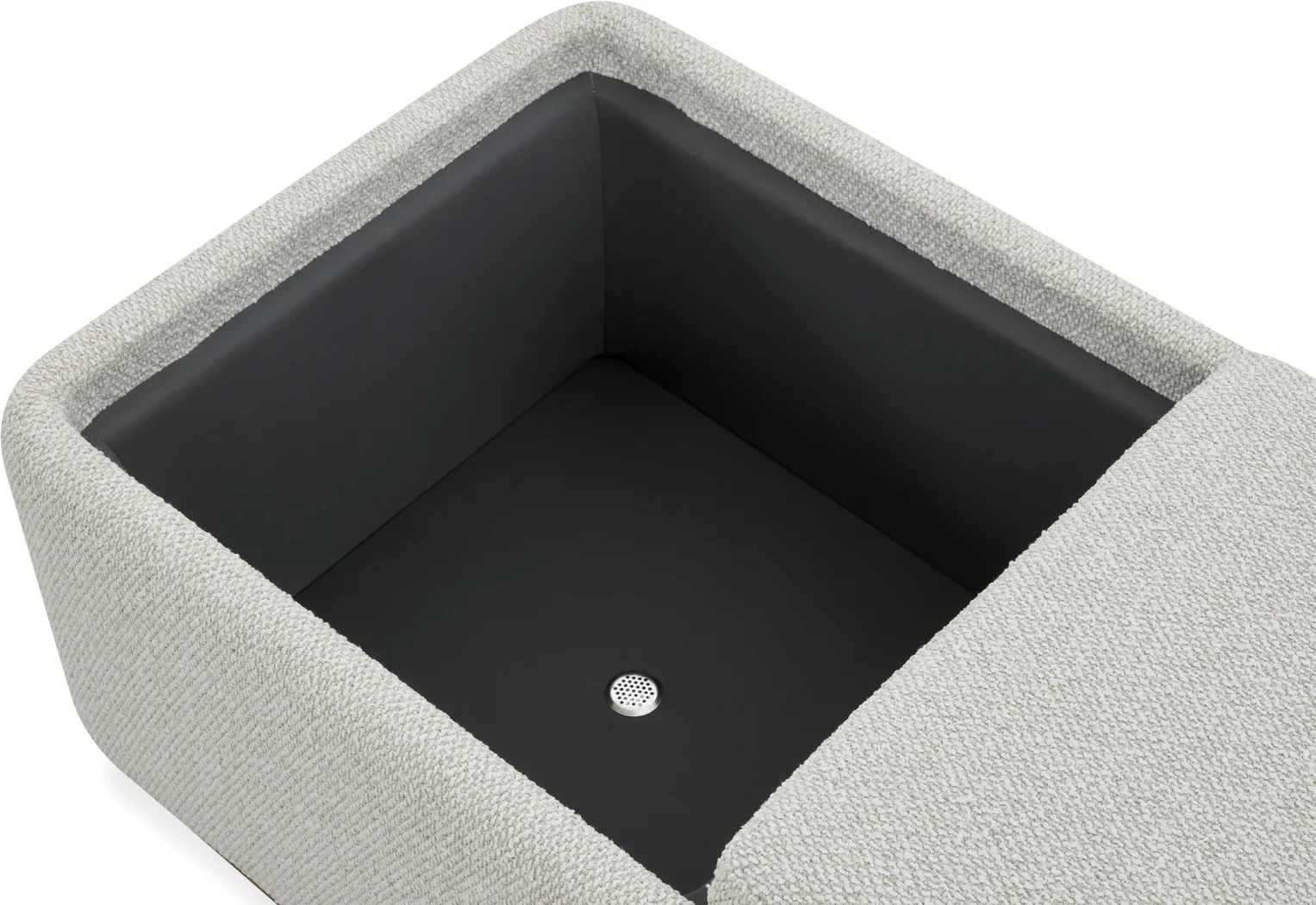 Monroe White Storage Bench - Image 9