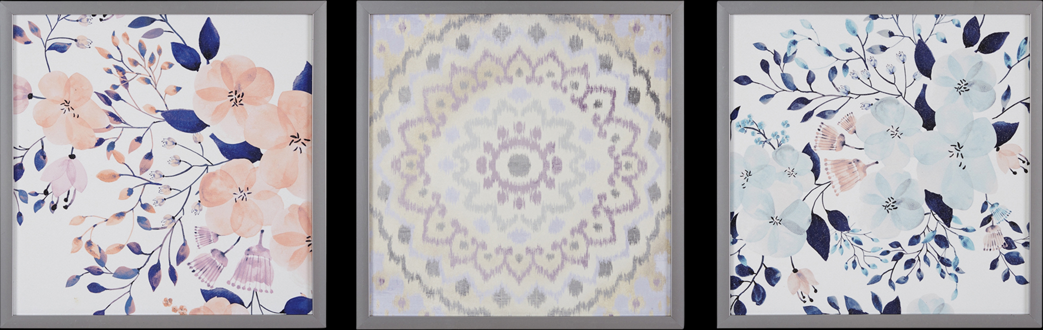 Monserate Multi Artwork, Set of 3 - Thumbnail - Image 1