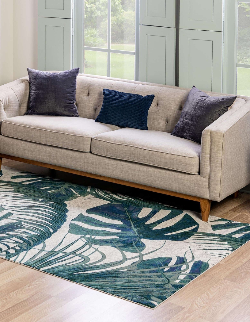 Monstera Green 9' x 12'2 Rug - Thumbnail - Image 3