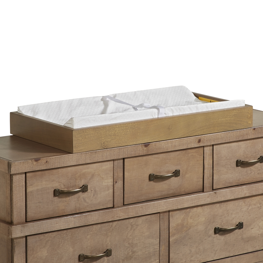 Montana Driftwood Dresser with Changing Topper and Pad - Thumbnail - Image 2