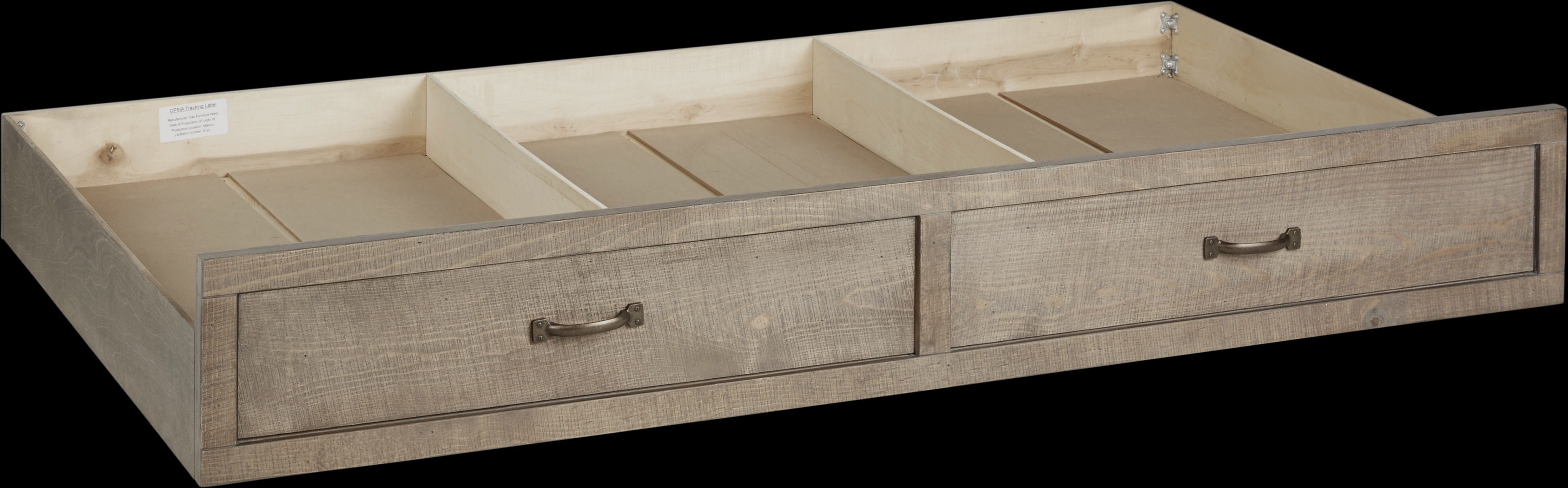 Montana Driftwood Twin Storage Trundle - Thumbnail - Image 1