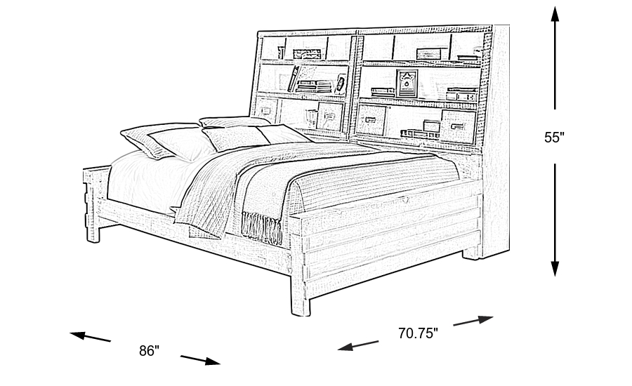 Dimension Image. Please refer to the Dimension Tab on this page for dimension details.