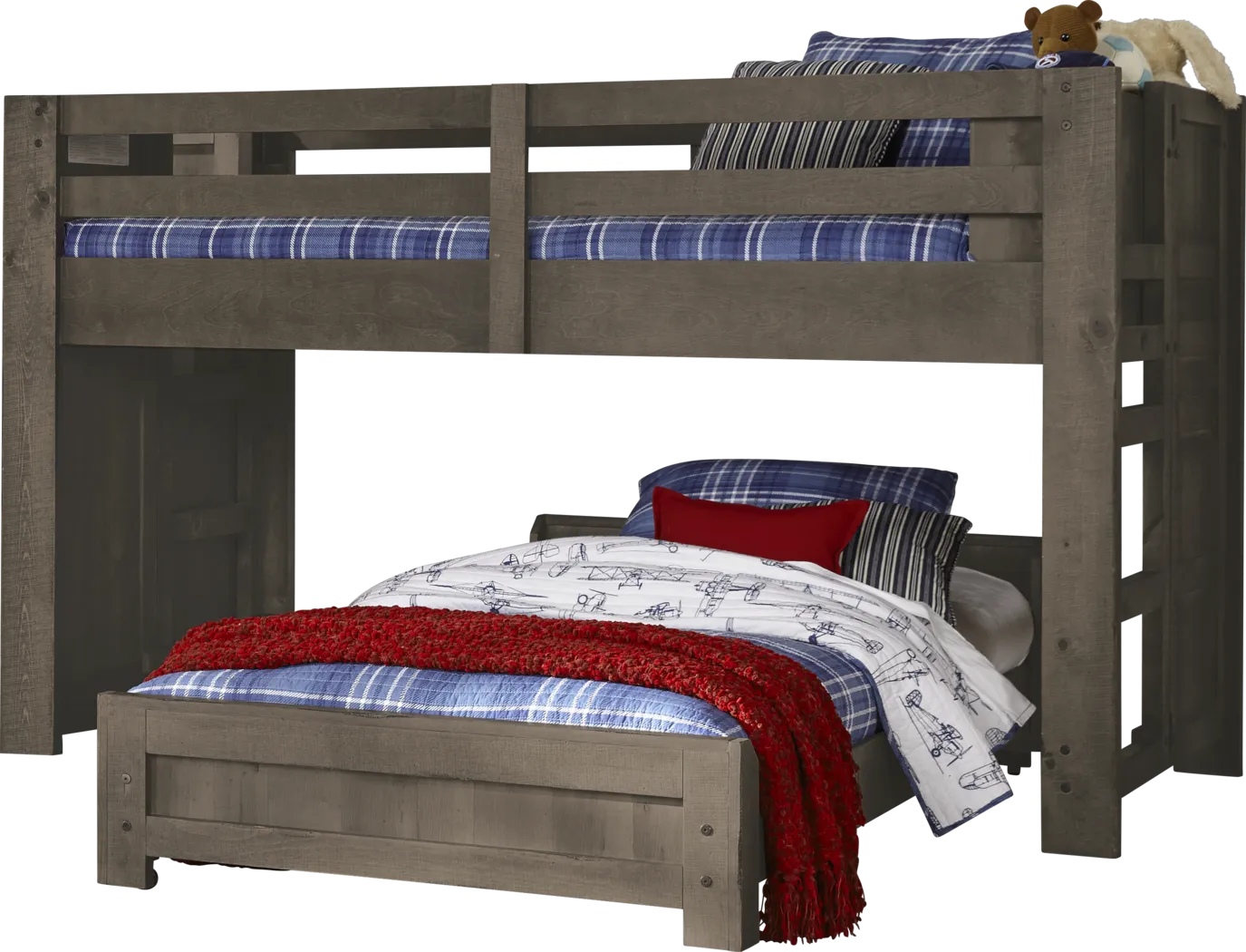 Montana Espresso Twin/Twin Jr. Loft Bed - Thumbnail - Image 1