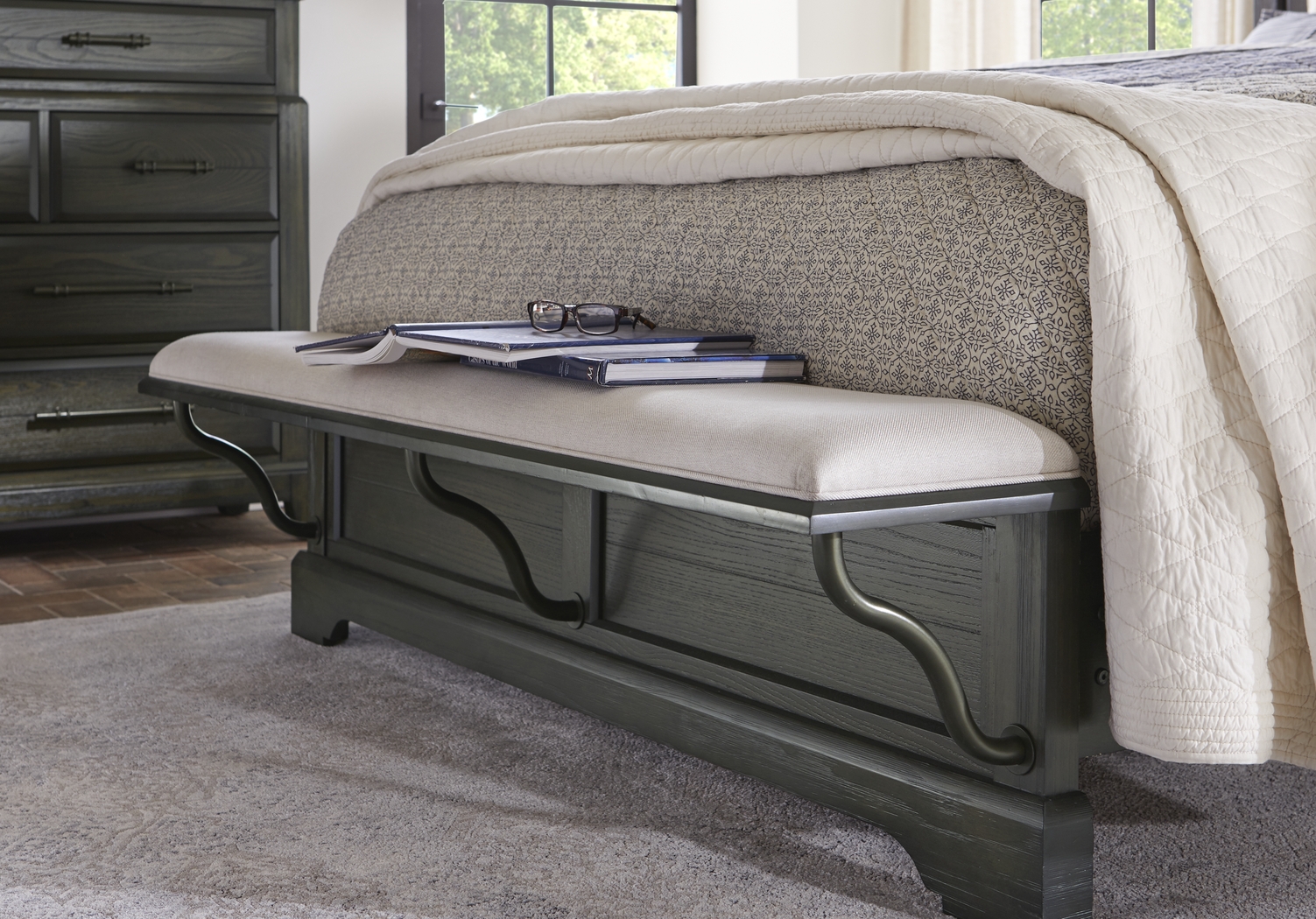 Montana Ridge Brown 3 Pc King Panel Bed - Thumbnail - Image 4