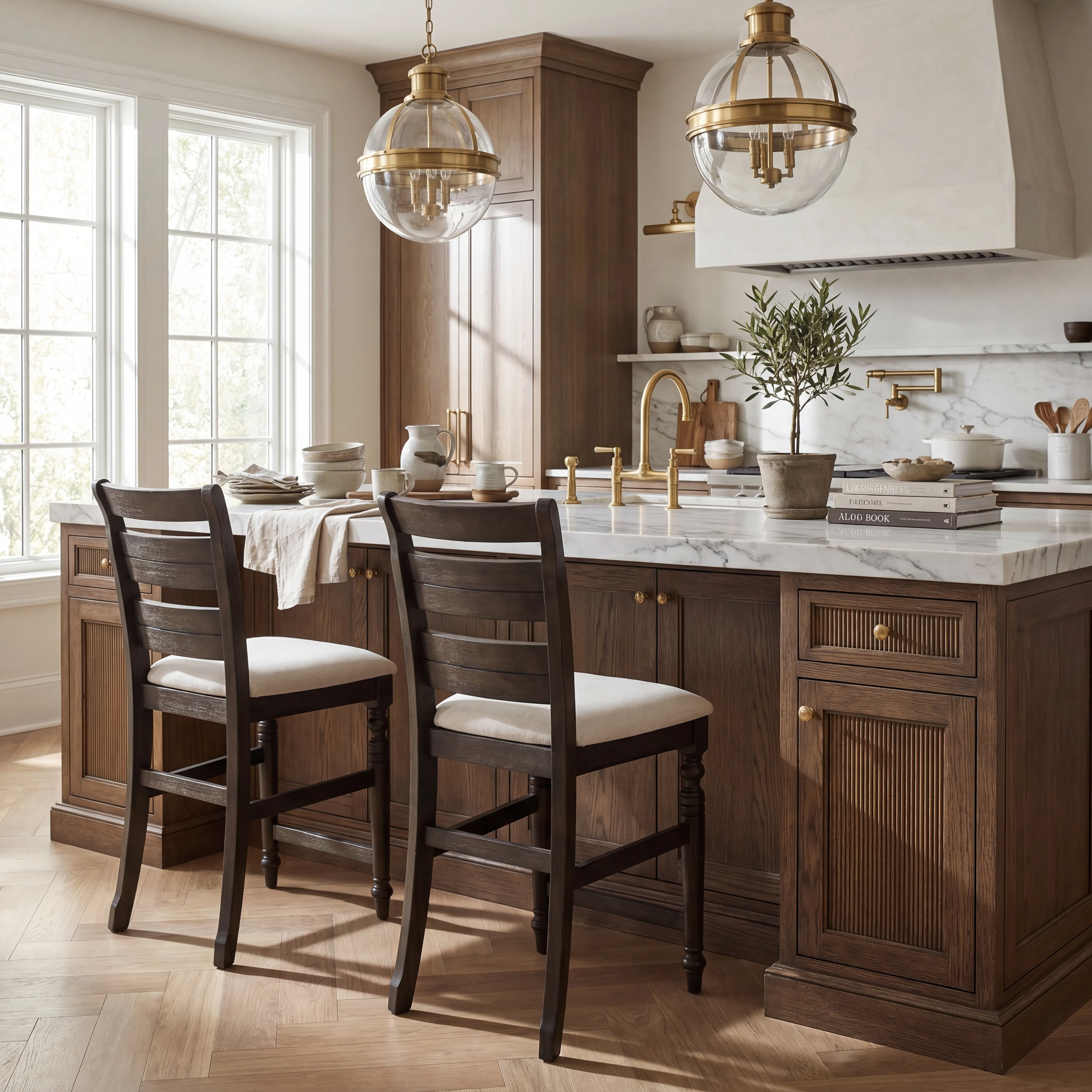 Montana Ridge Brown 7 Pc Counter Height Dining Room - Thumbnail - Image 6