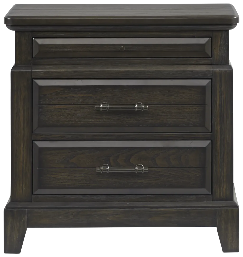 brown nightstand