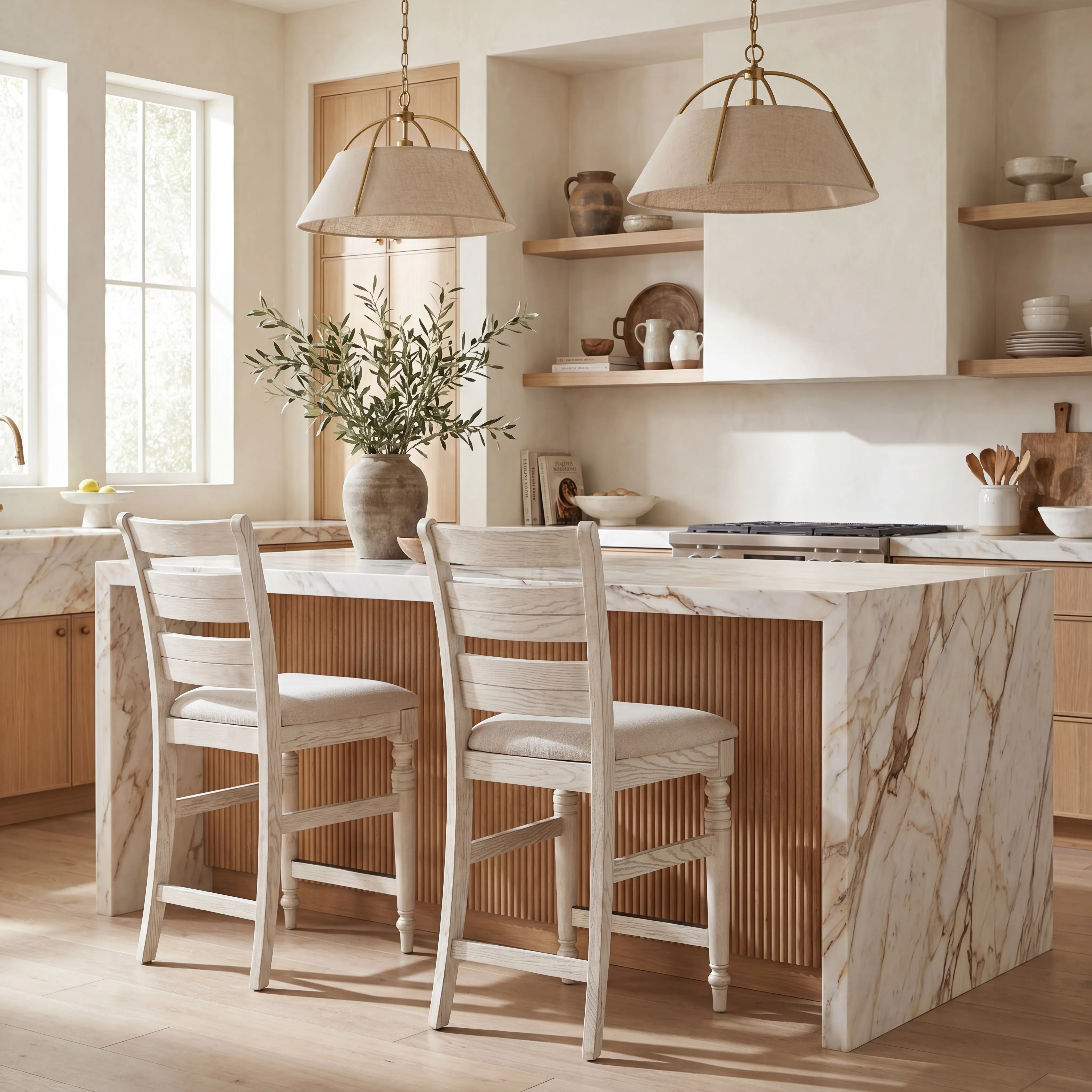 Montana Ridge White 5 Pc Counter Height Dining Room - Thumbnail - Image 9