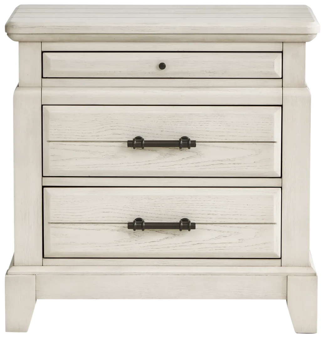 white nightstand