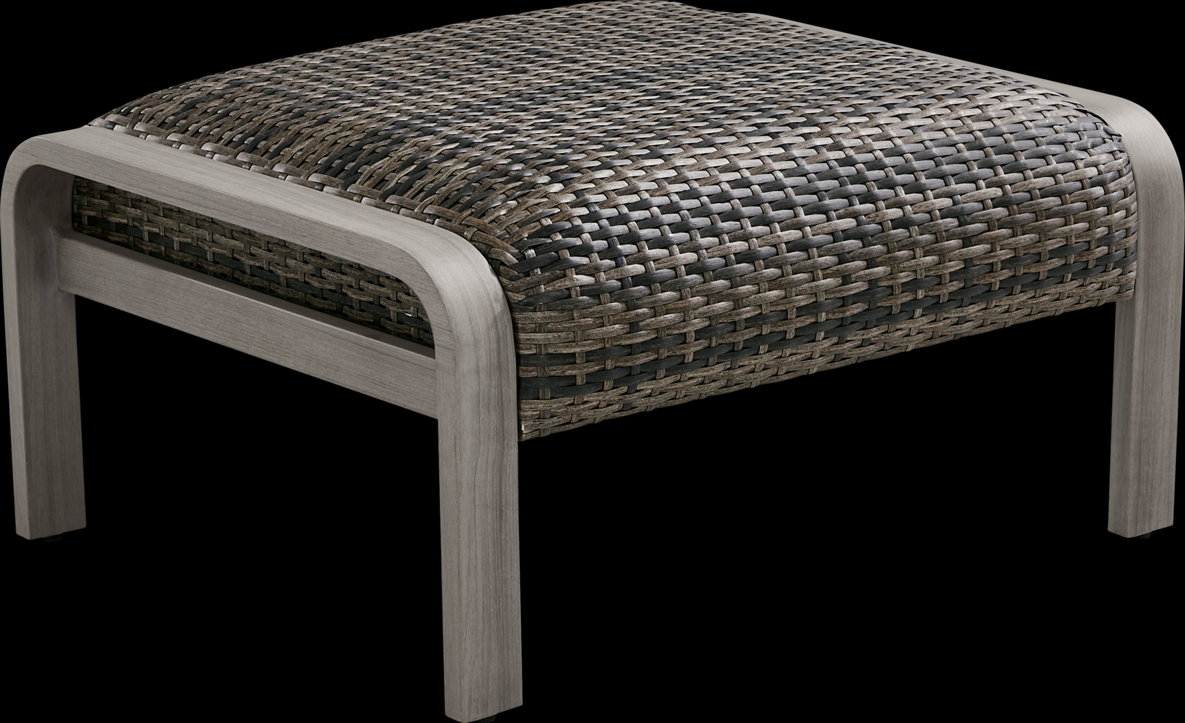 Montara Gray Outdoor Ottoman - Thumbnail - Image 2