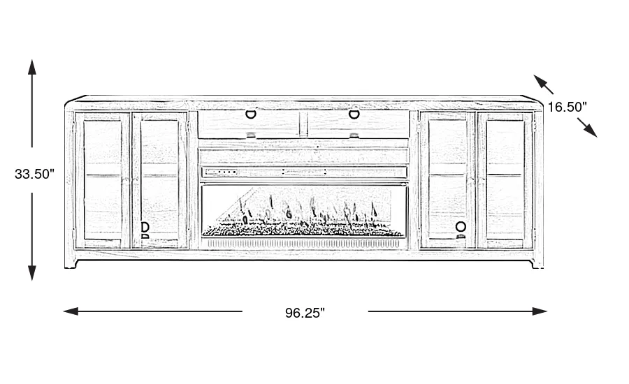 Dimension Image. Please refer to the Dimension Tab on this page for dimension details.