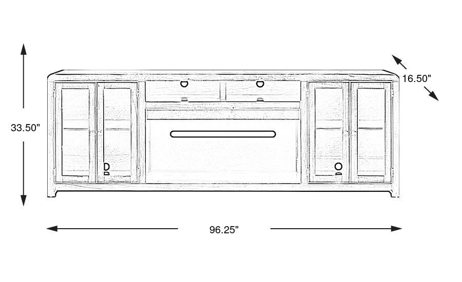 Dimension Image. Please refer to the Dimension Tab on this page for dimension details.