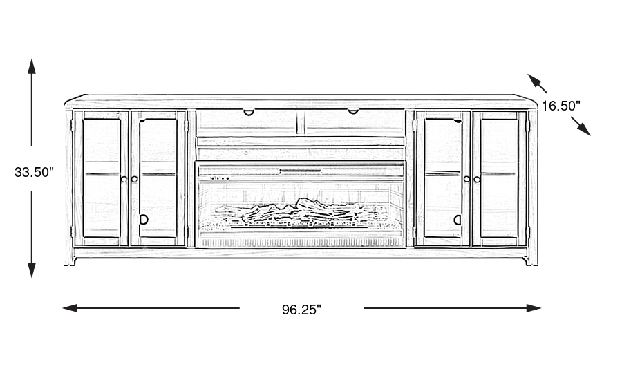 Dimension Image. Please refer to the Dimension Tab on this page for dimension details.