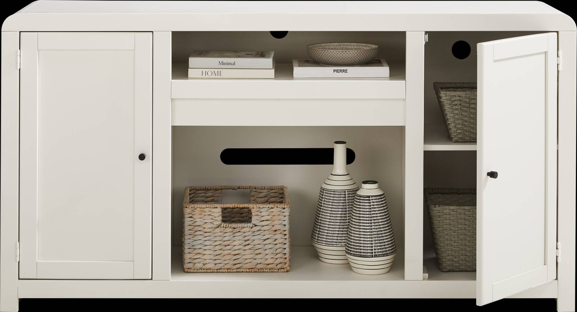 Montavilla White 64 in. Console - Thumbnail - Image 2