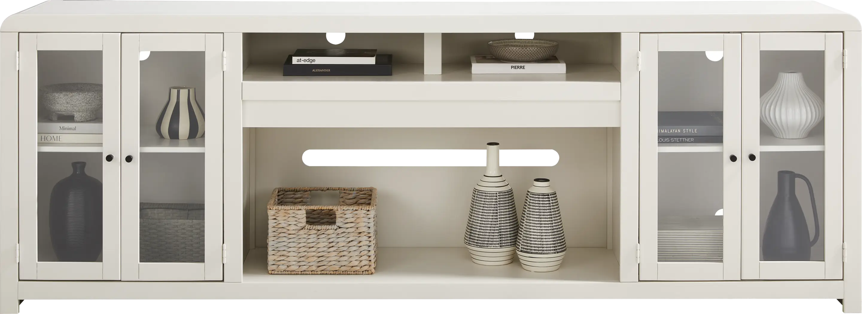 Montavilla White 96 in. Console - Thumbnail - Image 2