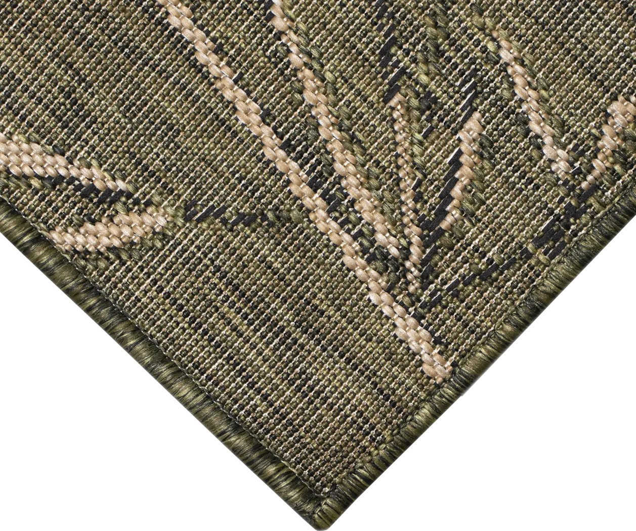 Montdover Green 6'6 x 9'4 Indoor/Outdoor Rug - Thumbnail - Image 5