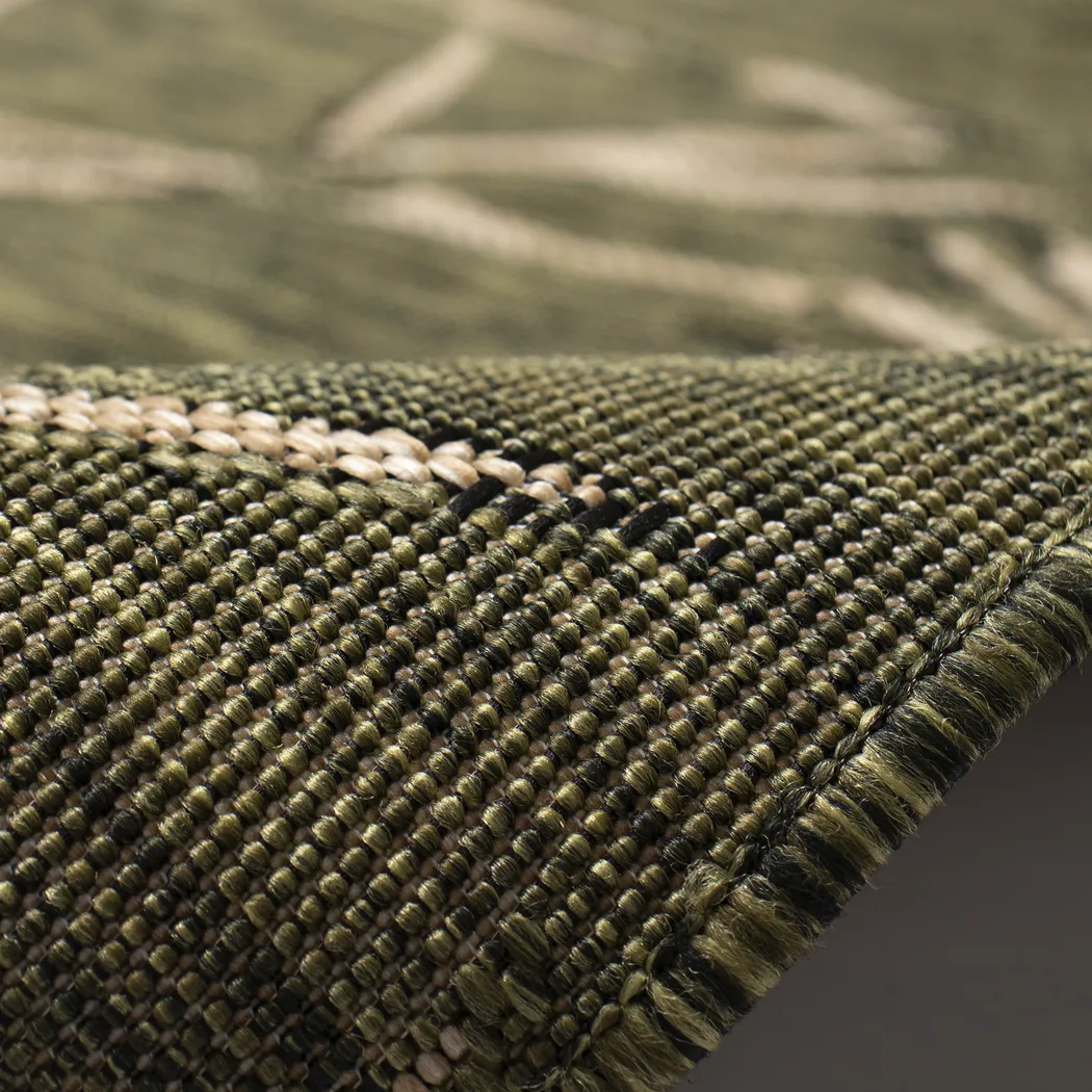 Montdover Green 6'6 x 9'4 Indoor/Outdoor Rug - Thumbnail - Image 7