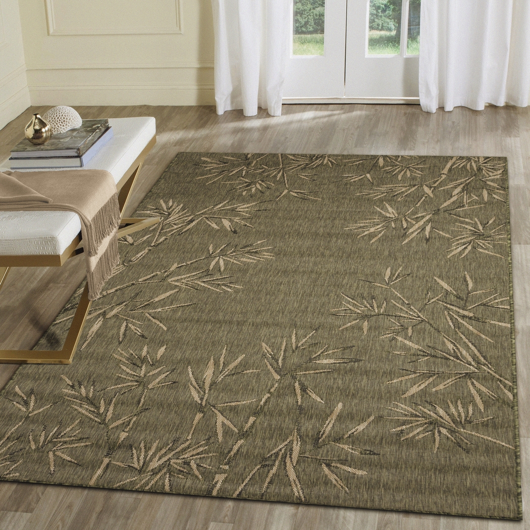 Montdover Green 7'10 x 9'10 Indoor/Outdoor Rug - Thumbnail - Image 2