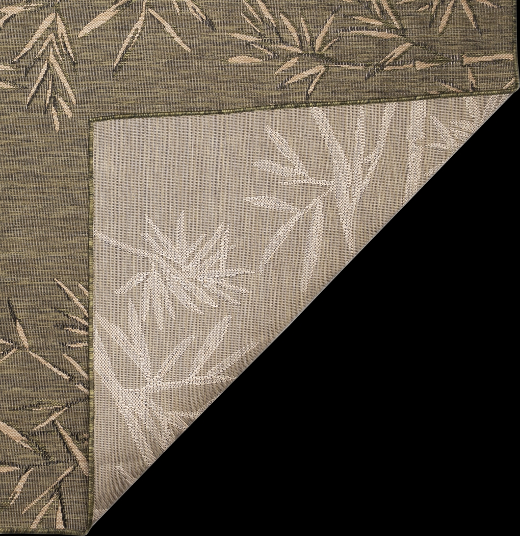 Montdover Green 7'10 x 9'10 Indoor/Outdoor Rug - Thumbnail - Image 4