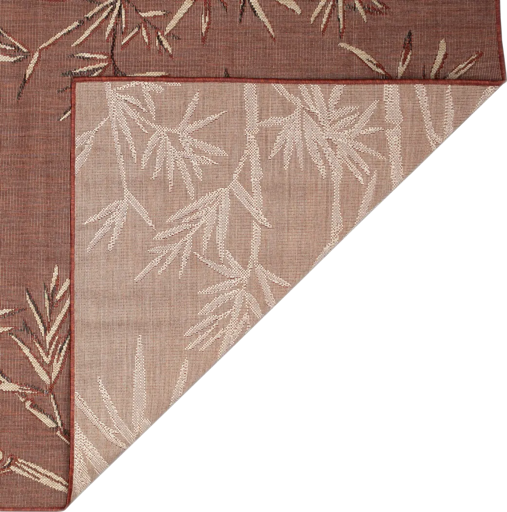 Montdover Red 4'10 x 7'6 Indoor/Outdoor Rug - Thumbnail - Image 4