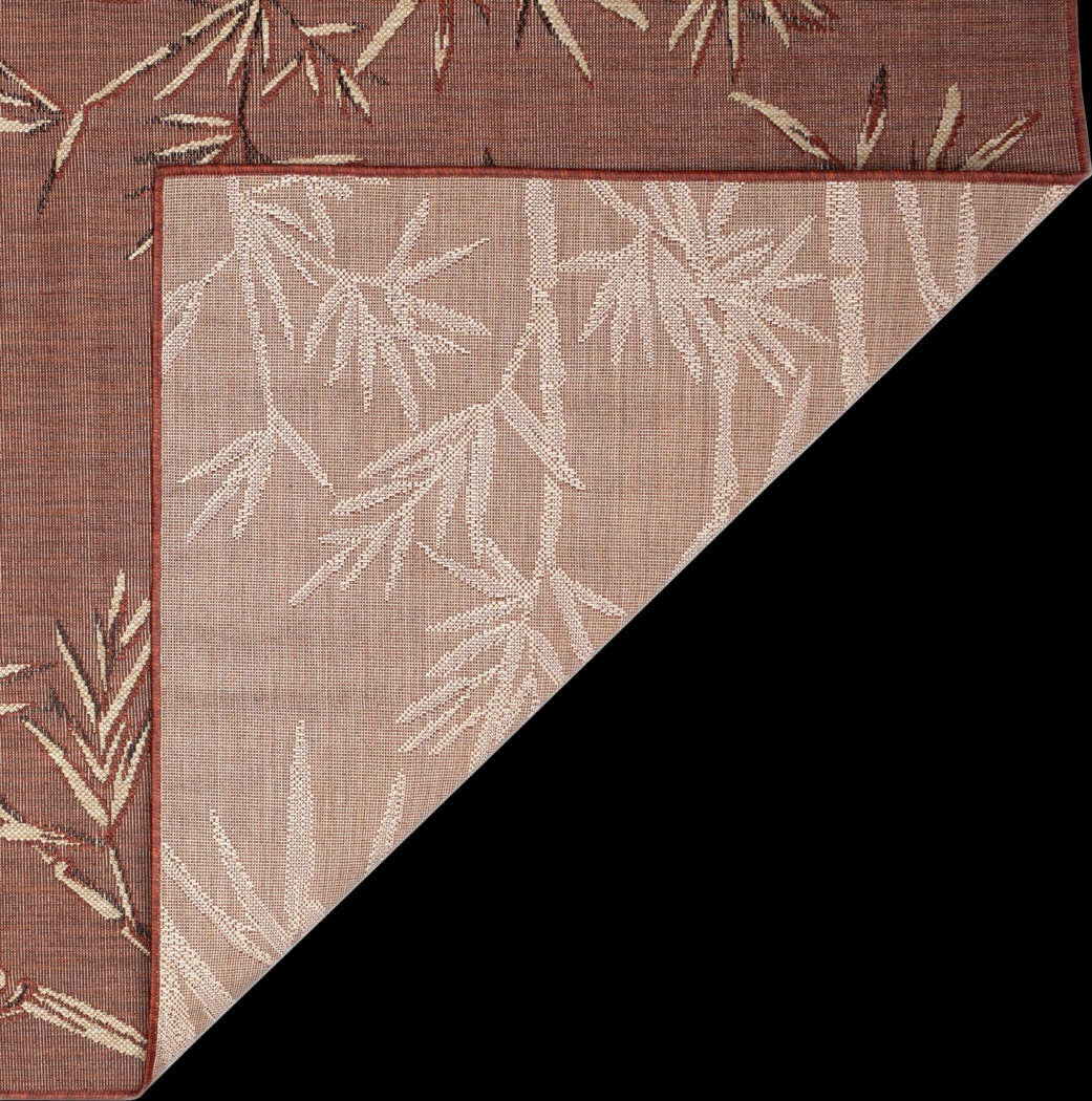 Montdover Red 7'10 x 9'10 Indoor/Outdoor Rug - Thumbnail - Image 4