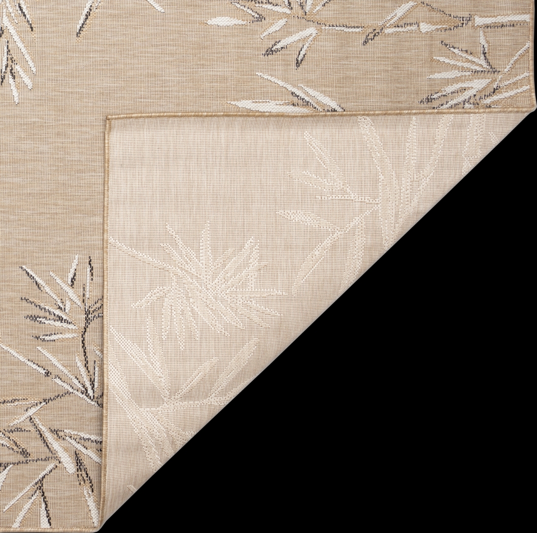 Montdover Tan 7'10 x 9'10 Indoor/Outdoor Rug - Thumbnail - Image 4