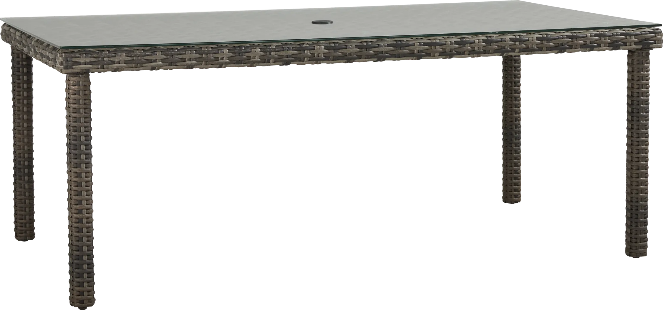 Montecello Gray 5 Pc Outdoor Dining Set with Azure Cushions - Thumbnail - Image 2